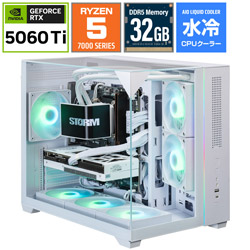 STORM �Q�[�~���O�f�X�N�g�b�v�p�\�R�� SGL75FS56TH32G2WH [RTX 5060 Ti 16GB]