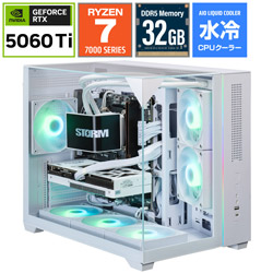STORM �Q�[�~���O�f�X�N�g�b�v�p�\�R�� SGL78XDS56TH32G2WH [RTX 5060 Ti 16GB]