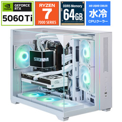 STORM �Q�[�~���O�f�X�N�g�b�v�p�\�R�� SGL78XDS56TH64G1WH [RTX 5060 Ti 16GB]