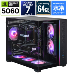 STORM �Q�[�~���O�f�X�N�g�b�v�p�\�R�� SGL265KS5664G1BH [RTX 5060] �y�w�����T�F�\�t�}�b�v3�N�Ԓ����ۏ؁z