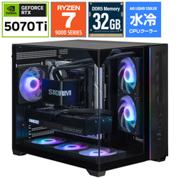 STORM �Q�[�~���O�f�X�N�g�b�v�p�\�R�� SGP98XDS57T32G1BH [RTX 5070 Ti] �y�w�����T�F�\�t�}�b�v3�N�Ԓ����ۏ؁z�ysof001�z