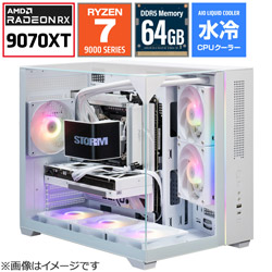 STORM �Q�[�~���O�f�X�N�g�b�v�p�\�R�� SGP298XDS97XT64G2WH [RX 9070XT] �y�w�����T�F�\�t�}�b�v3�N�Ԓ����ۏ؁z