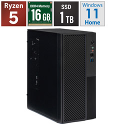 STORM �f�X�N�g�b�v�p�\�R�� SB340G16G1TH �mWindows11 Home /AMD Ryzen5 /�������F16GB /SSD�F1TB�n
