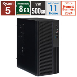 STORM �f�X�N�g�b�v�p�\�R�� SB340G8G5GDOH �mWindows11 Home /AMD Ryzen5 /�������F8GB /SSD�F500GB /Office HomeandBusiness�n