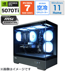 OZgaming �Q�[�~���O�f�X�N�g�b�v�p�\�R�� P30B-R985D-5070T-S2T [RTX5070Ti]