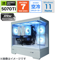 OZgaming �Q�[�~���O�f�X�N�g�b�v�p�\�R�� P30W-R985D-5070T-S2T [RTX5070Ti]