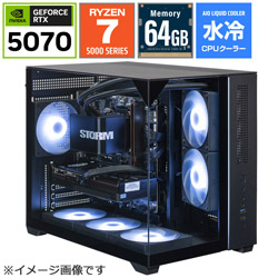 STORM �Q�[�~���O�f�X�N�g�b�v�p�\�R�� SGL257X5764G1BH [RTX 5070]