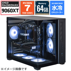 STORM �Q�[�~���O�f�X�N�g�b�v�p�\�R�� SGL278XD96XTH64G1BH [RX9060XT 16GB]