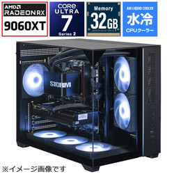 STORM �Q�[�~���O�f�X�N�g�b�v�p�\�R�� SGL227K96XTH32G1BH [RX9060XT 16GB]