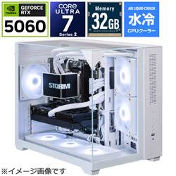 STORM �Q�[�~���O�f�X�N�g�b�v�p�\�R�� SGL227K5632G1WH [RTX 5060]
