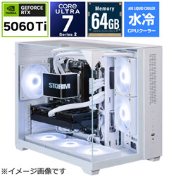 STORM �Q�[�~���O�f�X�N�g�b�v�p�\�R�� SGL227K56TL64G1WH [RTX 5060Ti 8GB]