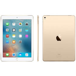(中古)Apple iPad Pro 9.7インチ 256GB ゴールド MLQ82J/A auロック解除SIMフリー(305-ud)