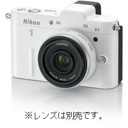 中古】Nikon 1 V1 ボディ (1010万画素／ホワイト) [2133045626343