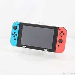 〔中古品〕 Nintendo Switch Joy-Con (L) ネオンブルー／ (R) ネオンレッド (2019年8月モデル)
