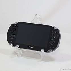 〔中古品〕 PlayStation Vita 3G／WI-FIモデル クリスタルブラック PCH-1100 A