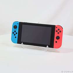 〔展示品〕 Nintendo Switch Joy-Con (L) ネオンブルー／ (R) ネオンレッド (2019年8月モデル)