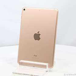 中古】iPad mini 第5世代 256GB ゴールド FUU62J／A Wi-Fi