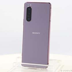 中古】Xperia 5 II 128GB パープル SO-52A docomoロック解除SIMフリー