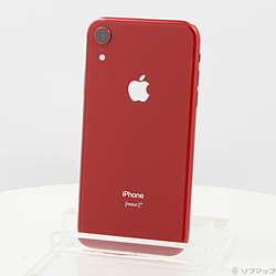 中古】iPhoneXR 64GB プロダクトレッド MT062J／A SIMフリー