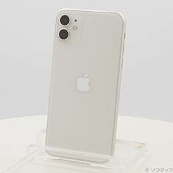 中古】iPhone11 64GB ホワイト MWLU2J／A SIMフリー [2133047078904