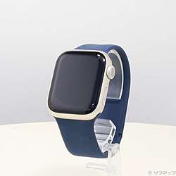 中古】Apple Watch Series 7 GPS 41mm ブルーアルミニウムケース アビスブルー／モスグリーンスポーツループ  [2133051295830] - リコレ！|ビックカメラグループ ソフマップの中古通販サイト