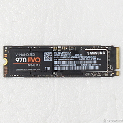 NVMe SSD 970 EVO M.2 1TB ヒートシンク付／MZV7E1T0BHS／