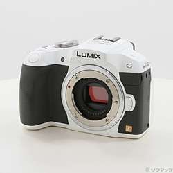 LUMIX DMC-G6-W ボディ (1605万画素／ホワイト／SDXC)