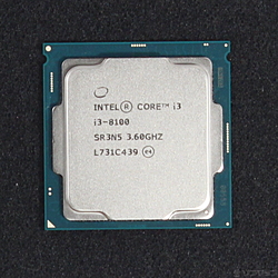 Core i3 8100 〔3.6GHz／LGA 1151〕