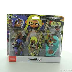 amiibo トリプルセット [インクリング【イエロー】／オクトリング【ブルー】／コジャケ] スプラトゥーンシリーズ