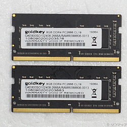 260P SODIMM PC4-21300 DDR4-2666 16GB 8GB×2枚組