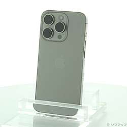 中古】iPhone15 Pro 128GB ナチュラルチタニウム MTU93J／A SIM