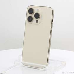 中古】iPhone14 Pro 128GB ゴールド MQ073J／A SIMフリー