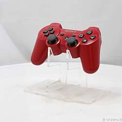 ワイヤレスコントローラー DUALSHOCK3 ディープレッド CECH-ZC2JDR 【PS3】