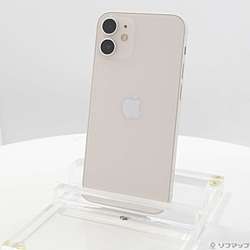 中古】iPhone12 mini 128GB ホワイト MGDM3J／A SIMフリー