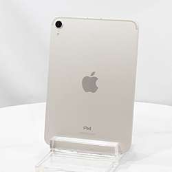 中古】iPad mini 第6世代 256GB スターライト MK8H3J／A SIM