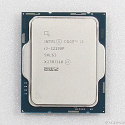 Core i3 12100F 〔3.3GHz／LGA 1700〕