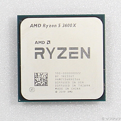 Ryzen 5 3600X 〔3.8GHz／SOCKET AM4〕