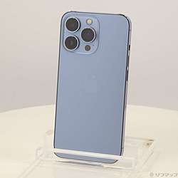 中古】iPhone13 Pro 128GB シエラブルー MLUK3J／A SIMフリー ［6.1  