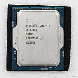 Core i3 13100 〔3.4GHz／LGA 1700〕