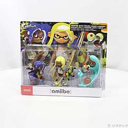 amiibo トリプルセット [インクリング【イエロー】／オクトリング【ブルー】／コジャケ] スプラトゥーンシリーズ