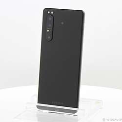 中古】Xperia 1 II 256GB フロストブラック XQ-AT42 SIMフリー ［6.5