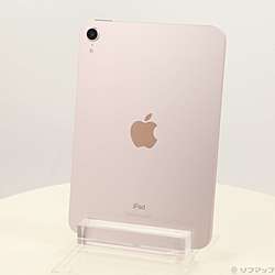 中古】iPad mini 第6世代 64GB ピンク MLWL3J／A Wi-Fi ［8.3インチ
