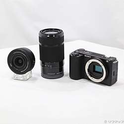 〔展示品〕 VLOGCAM ZV-E10 II ダブルズームレンズキット ブラック ZV-E10M2X B