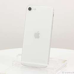 中古】iPhone SE 第2世代 128GB ホワイト MHGU3J／A SIMフリー