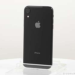 中古】iPhoneXR 64GB ブラック MT002J／A SIMフリー