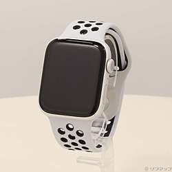 中古】Apple Watch Series 5 Nike GPS 44mm シルバーアルミニウム 