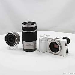 α6000 ダブルズームレンズキット W ILCE-6000Y ホワイト