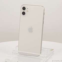 中古】iPhone11 128GB ホワイト MWM22J／A SIMフリー