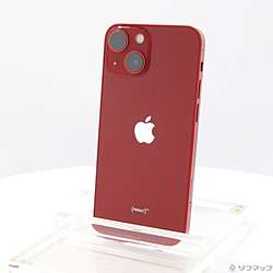 値頃 中古】iPhone13 SIM MLJG3J／A プロダクトレッド 128GB mini 携帯電話本体