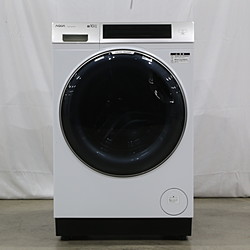 AQUA 〔展示品〕 ドラム式洗濯乾燥機  ホワイト AQW-DM10R-L(W) ［洗濯10.0kg /乾燥5.0kg /ヒートポンプ乾燥 /左開き］